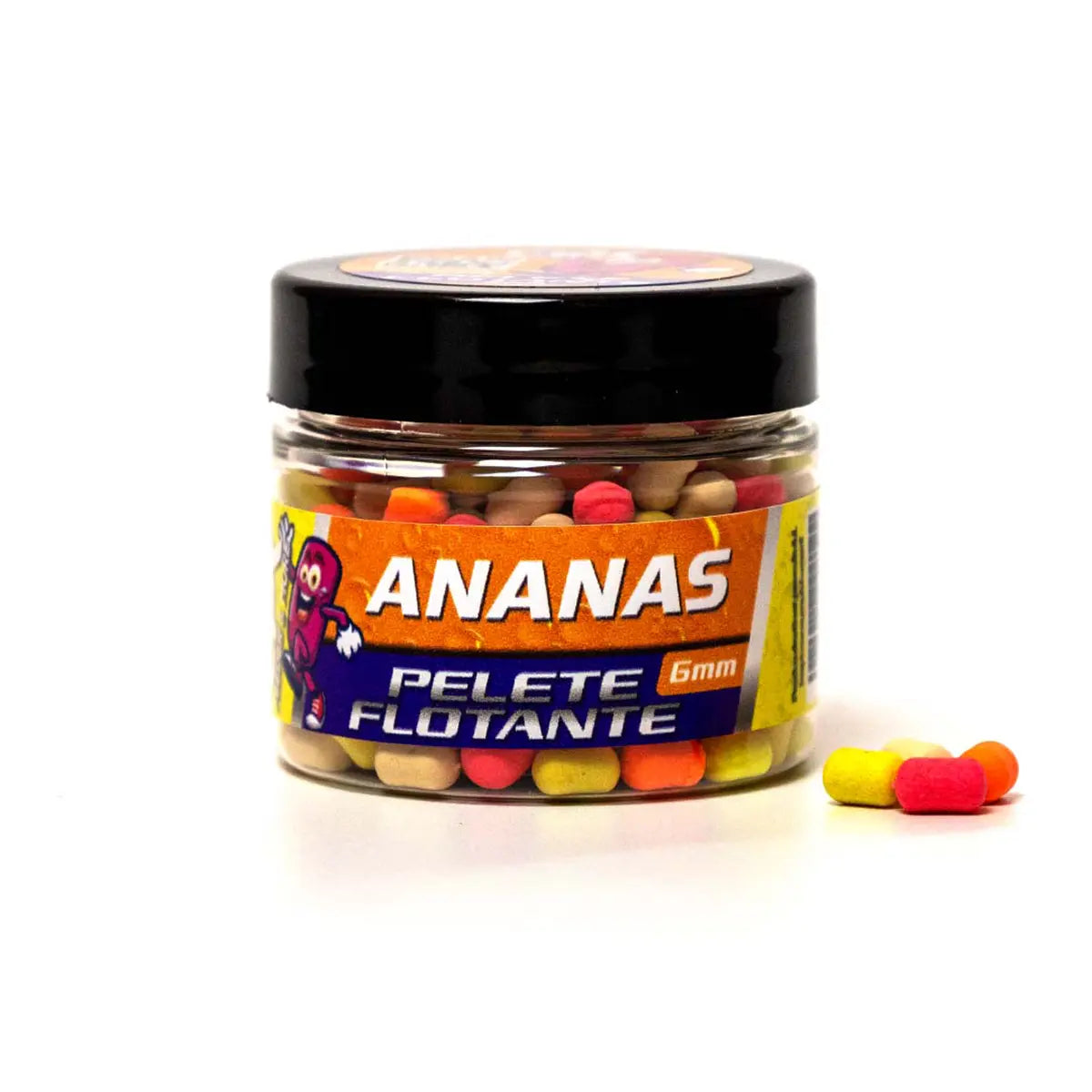 PELETE FLOTANTE FEEDER ANANAS 6MM 20G (MULTICOLOR)