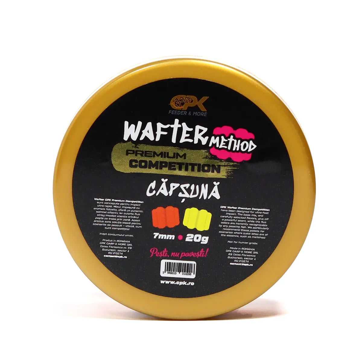 WAFTER COMPETITION METHOD CAPSUNA 7MM 20G (PORTOCALIU & GALBEN)
