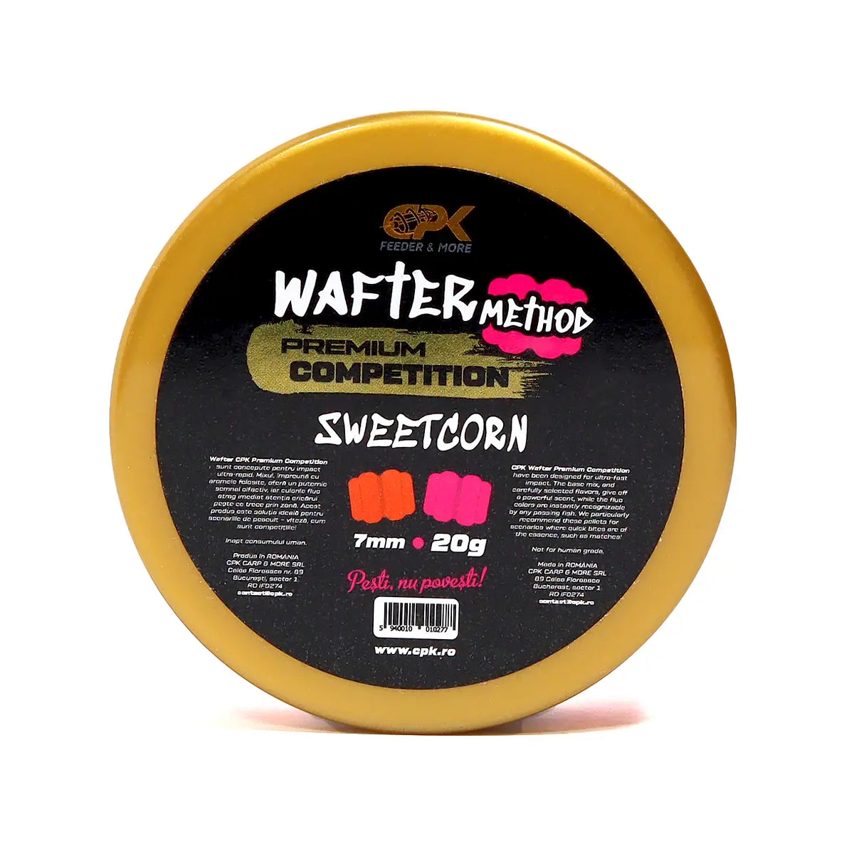WAFTER COMPETITION METHOD SWEETCORN 7MM 20G (PORTOCALIU & MAGENTA)