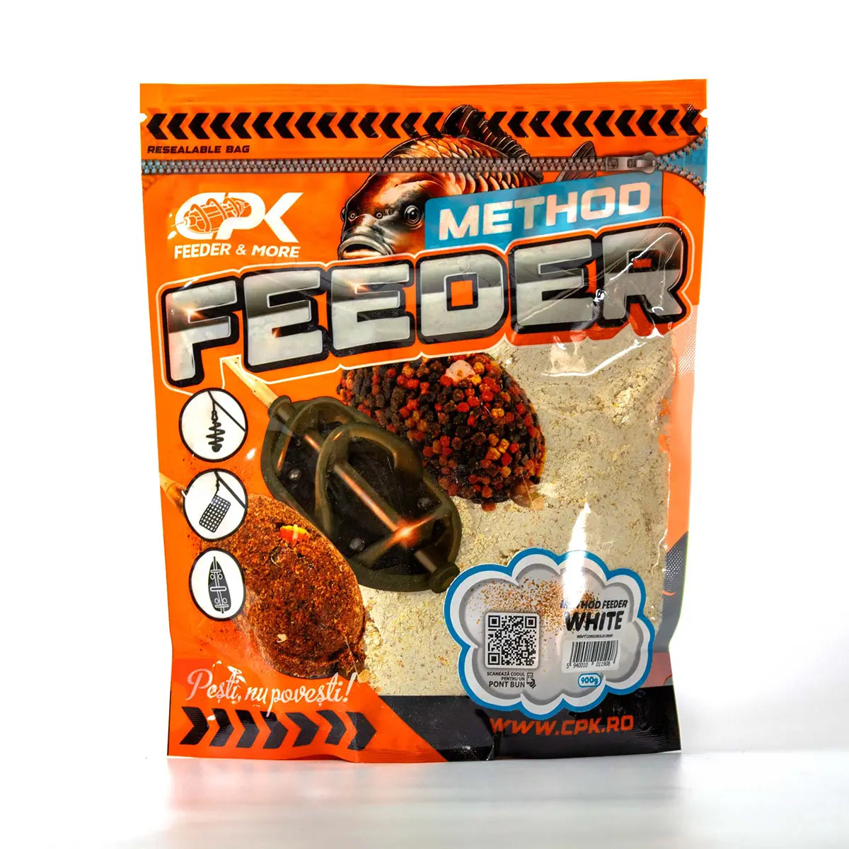 GROUNDBAIT METHOD FEEDER WHITE 900G