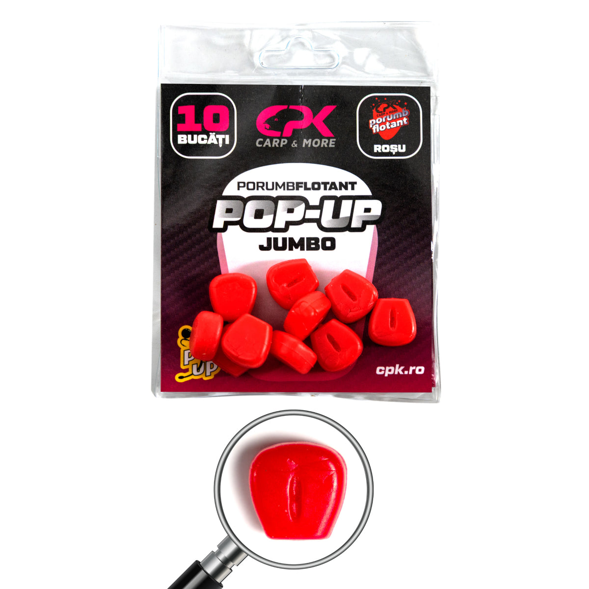PORUMB FLOTANT JUMBO ROSU 10 BUC