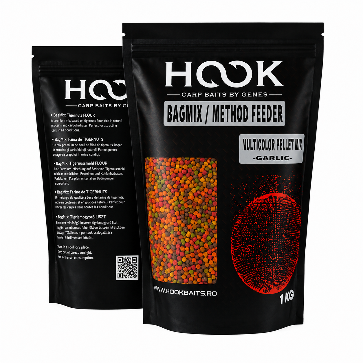 MULTICOLOR PELLET MIX - GARLIC 4MM 1KG