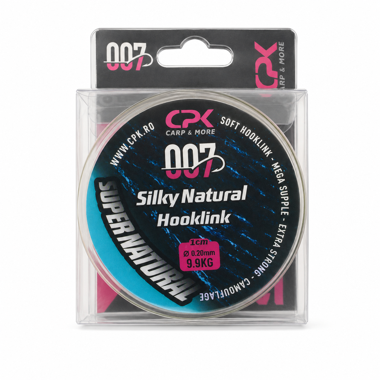 007 CPK SILKY NATURAL HOOKLINK 0.20MM 22LB / 15M GREY