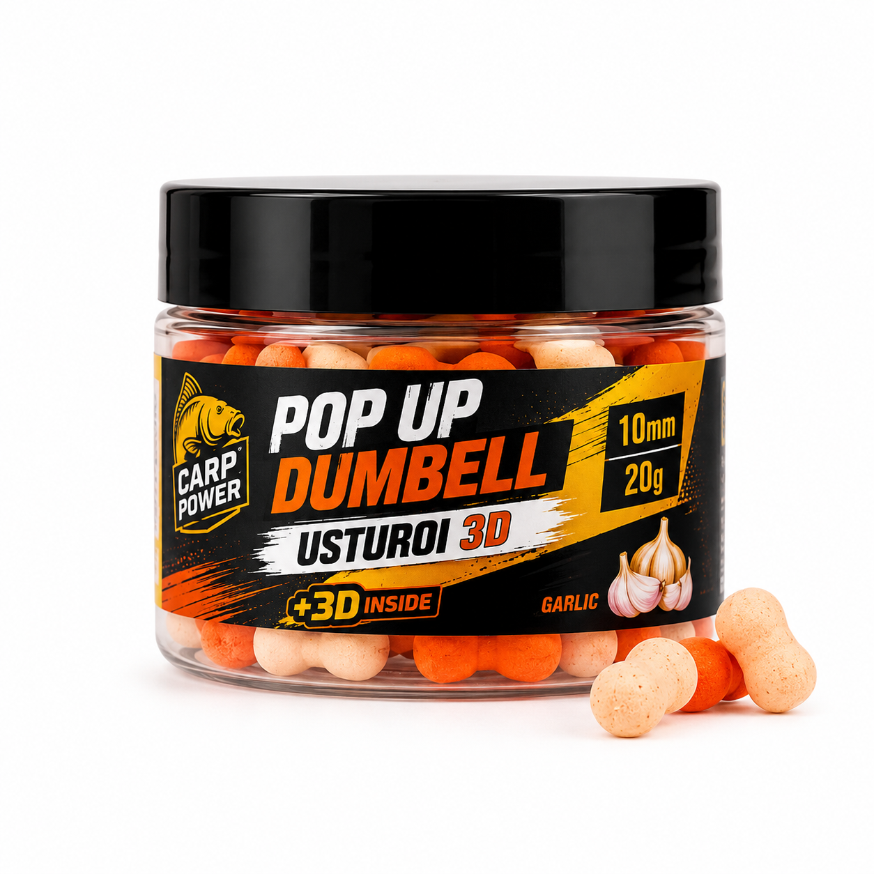 POP UP DUMBELL USTUROI 3D 10MM 20G
