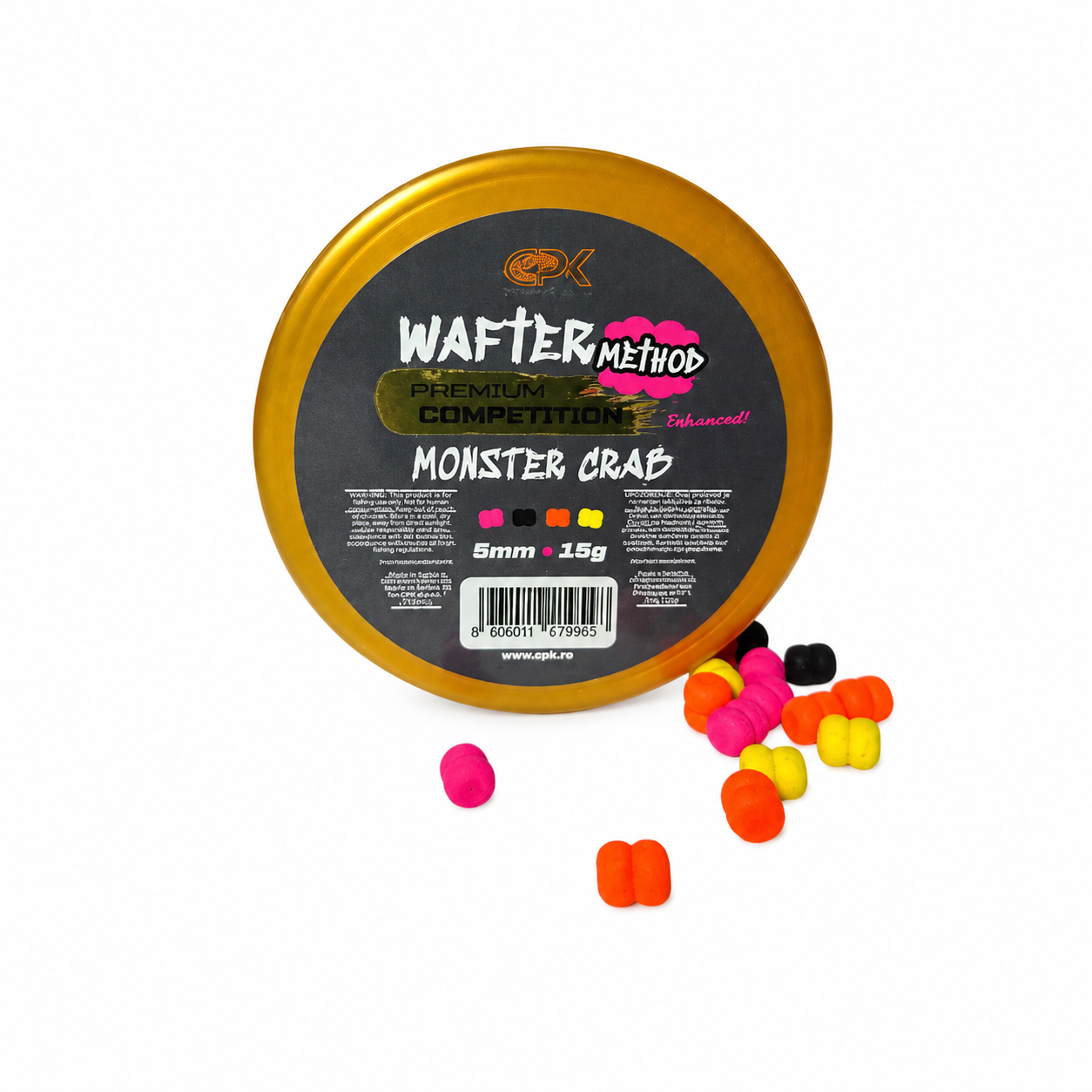 WAFTER COMPETITION MINI METHOD MONSTER CRAB 5MM 15G (MULTICOLOR)