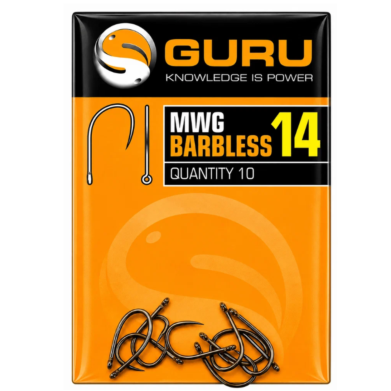 SUPER MWG HOOK SIZE 14 (BARBLESS/EYED)