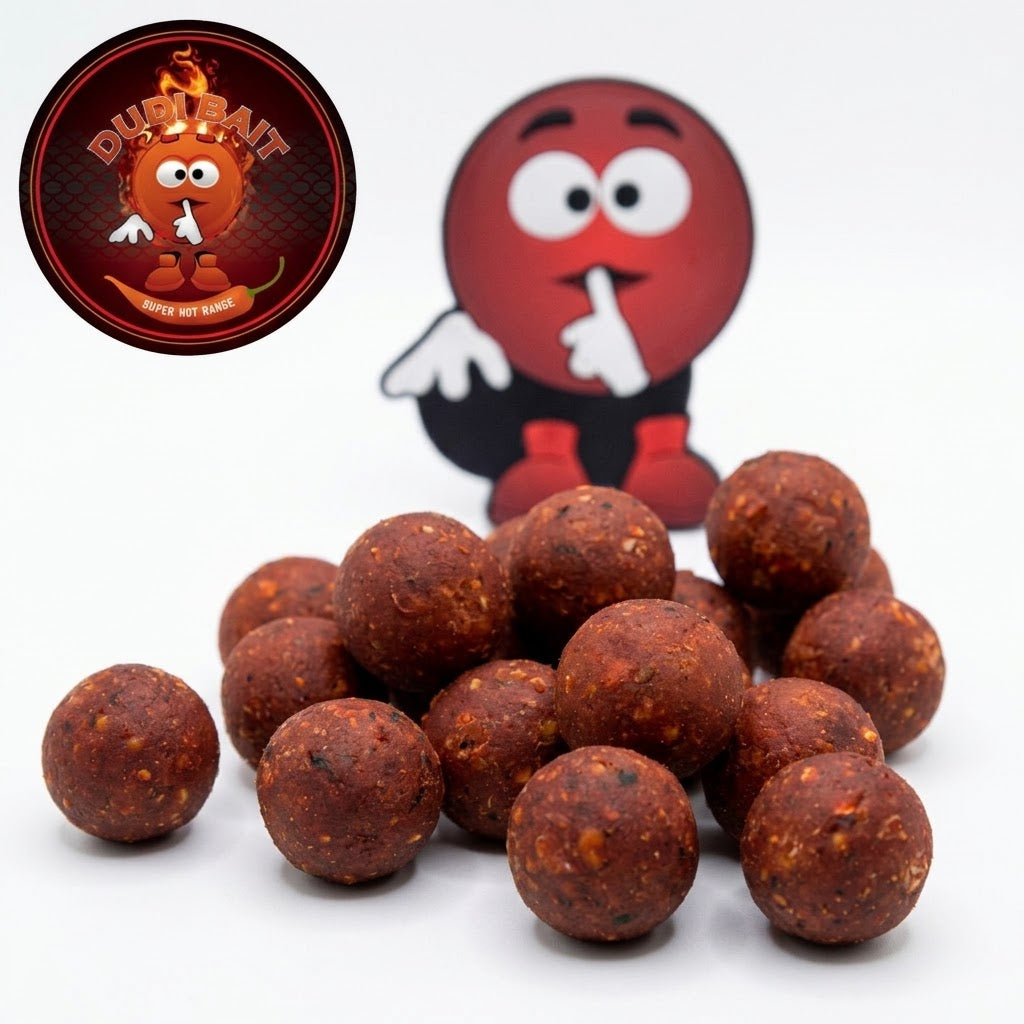 "Mister Red Super Hot" Soluble Boilies 16mm 1kg