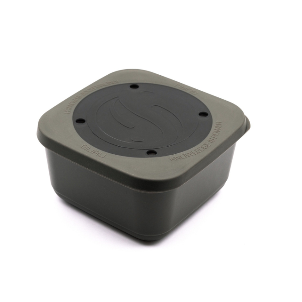BAIT BOX SOLID LID 3.3 PINT GREEN