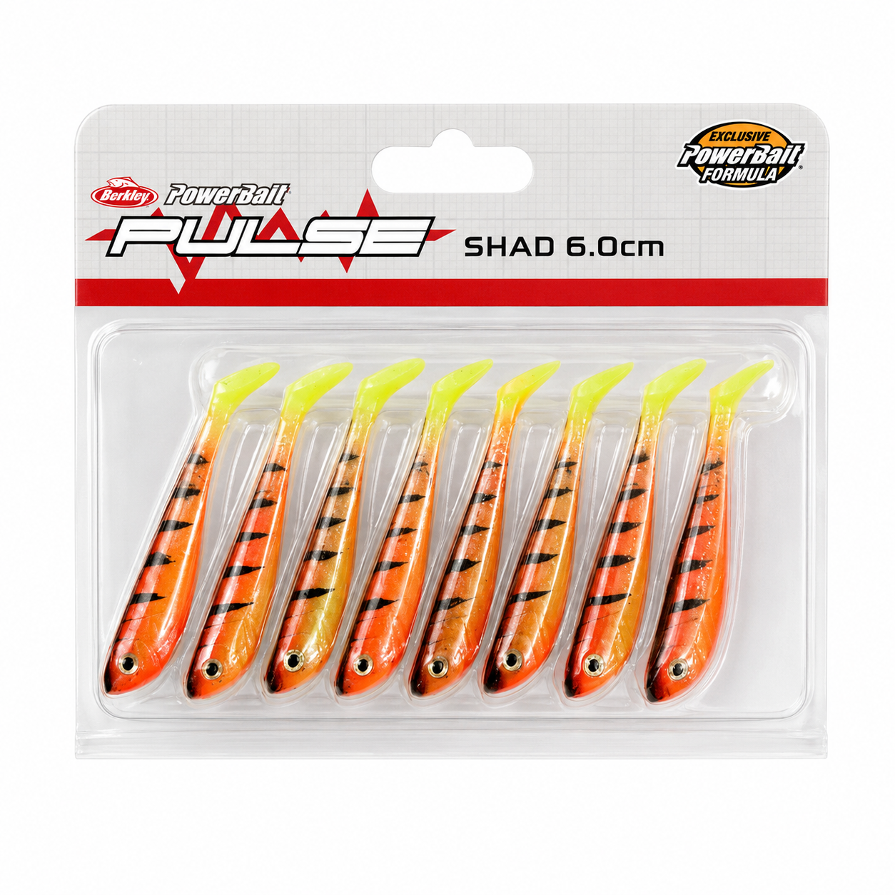 PULSE SHAD 6CM 8PCS HOT YELLOW PERCH