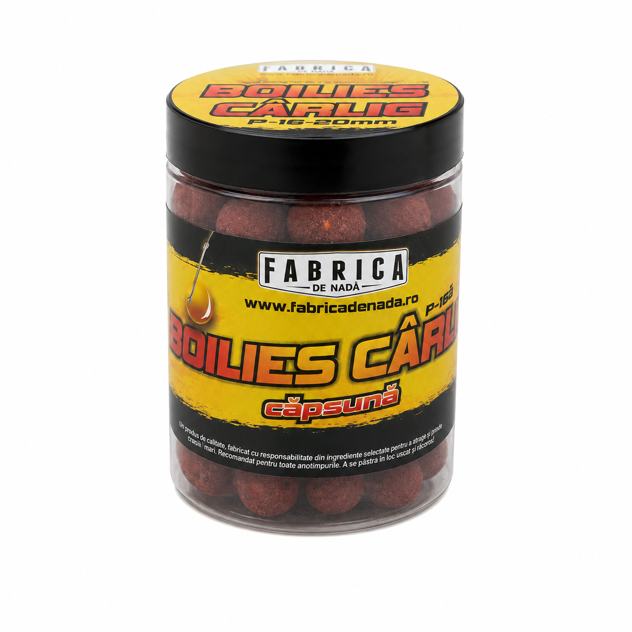 Hookbaits 14–16–20 mm Strawberry