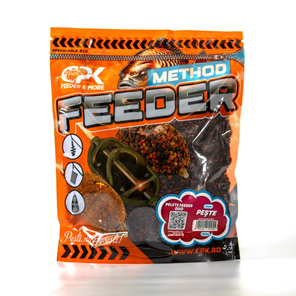 PELLETS FEEDER DUO FISH 2mm 800g