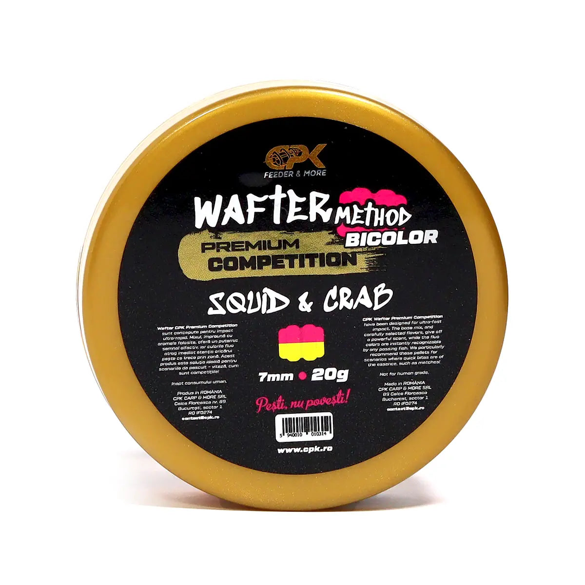 WAFTER COMPETITION METHOD BICOLOR SQUID & CRAB 7MM 20G