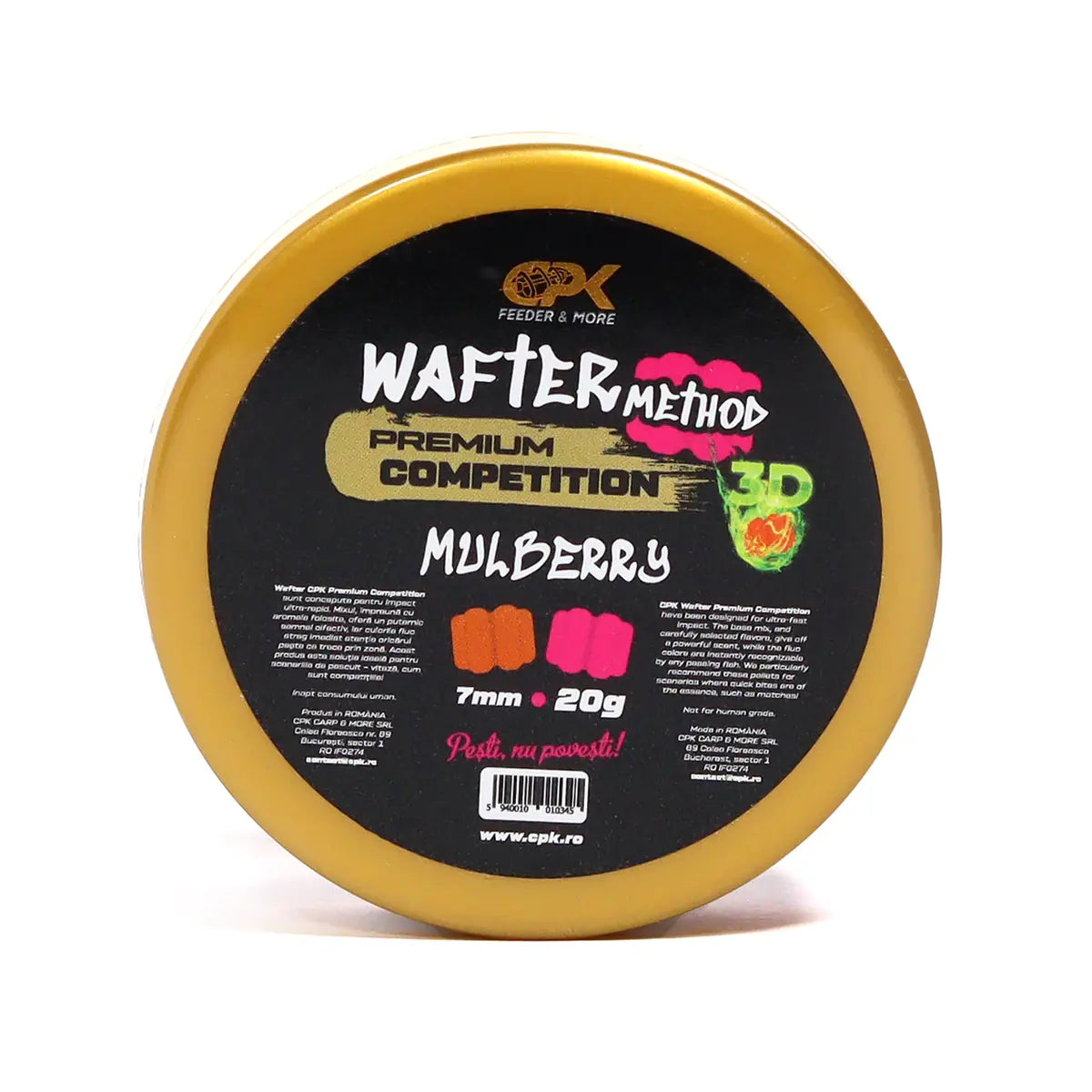 WAFTER COMPETITION METHOD 3D MULBERRY 7MM 20G (MAGENTA & 3D)