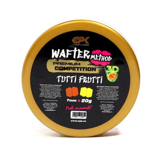 WAFTER COMPETITION METHOD 3D TUTTI FRUTTI 7MM 20G (GALBEN & 3D)
