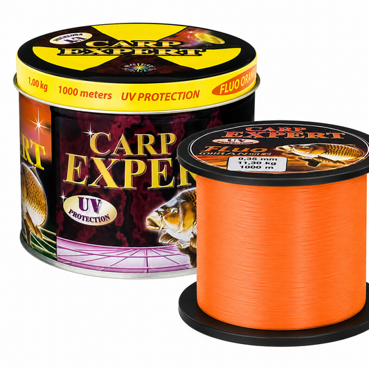 FIR CARP EXPERT UV FLUO-ORANGE 0.35MM 1000M CUTIE