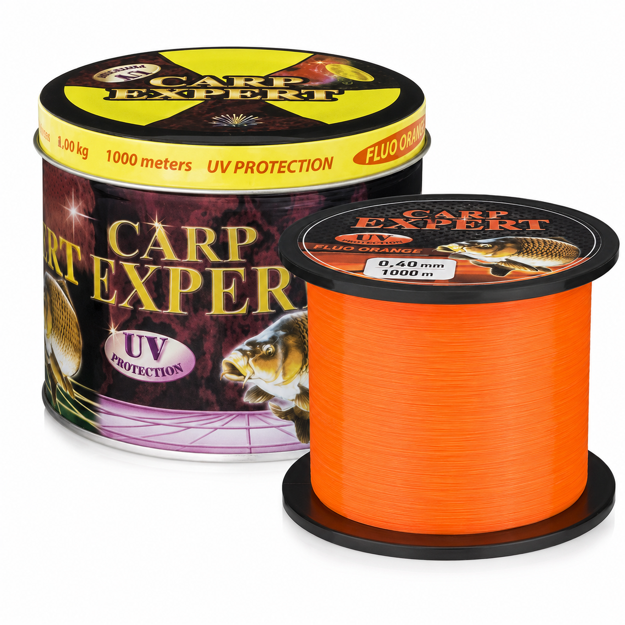 FIR CARP EXPERT UV FLUO-ORANGE 0.40MM 1000M CUTIE