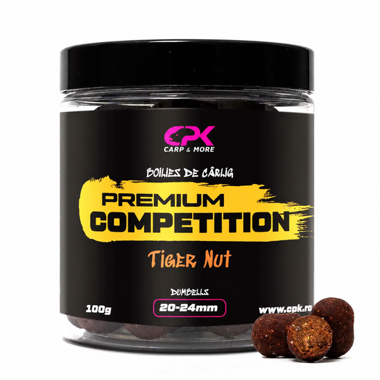 BOILIES CARLIG OS COMPETITION TIGER NUTS 20 & 24MM 140G DUMBELL