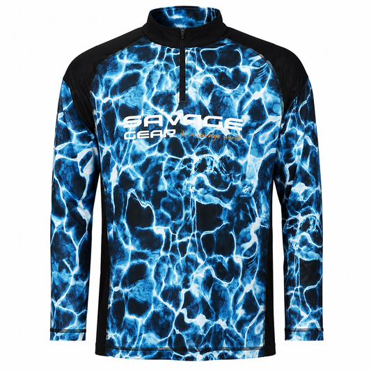 MARINE UV LONG SLEEVE TEE M SEA BLUE