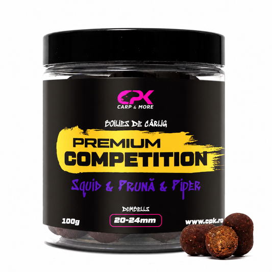 BOILIES CARLIG OS COMPETITION SQUID & PRUNA & PIPER 20 & 24MM 140G DUMBELL