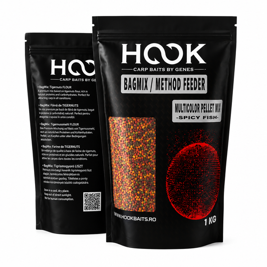 MULTICOLOR PELLET MIX - SPICY FISH 2MM 1KG