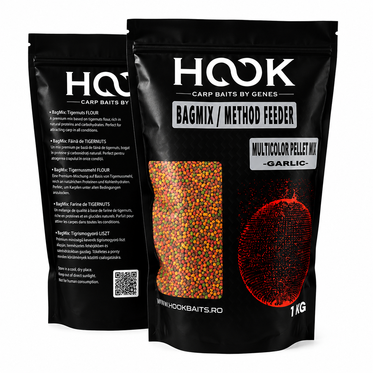 MULTICOLOR PELLET MIX - GARLIC 2MM 1KG