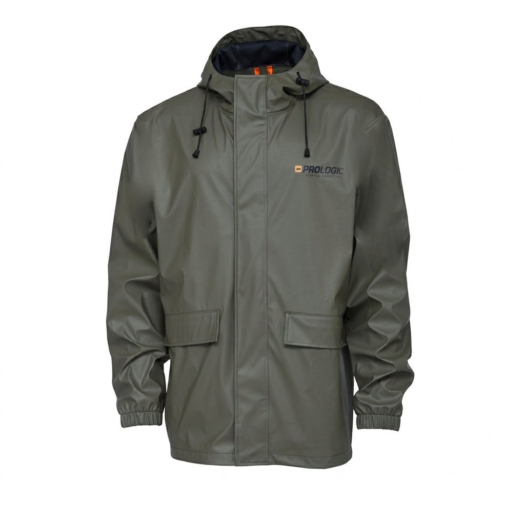 RAIN JACKET XL BARK GREEN