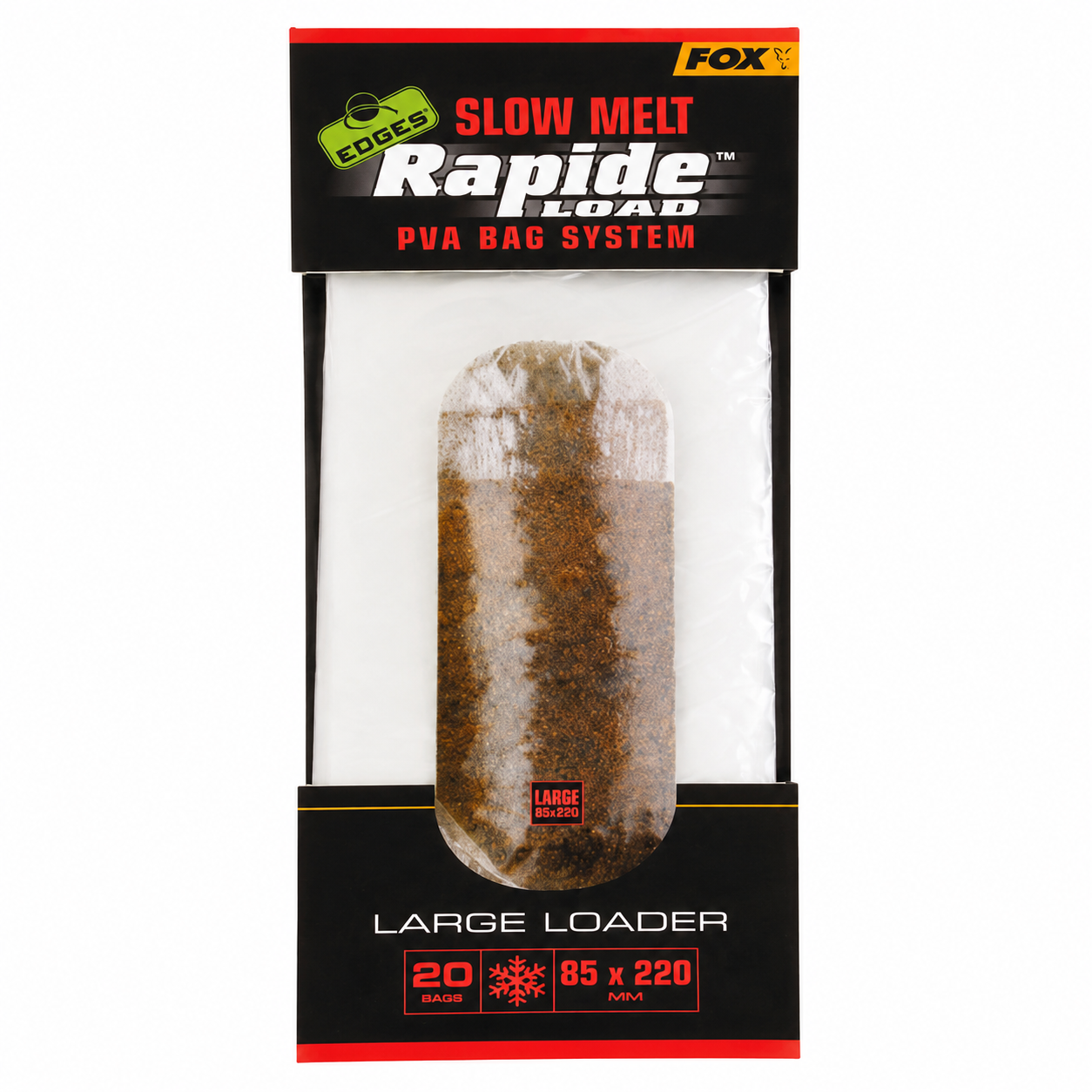 PUNGI SOLUBILE PVA FOX SLOW MELT RAPIDE LOAD BAG REFILLS 85X220MM