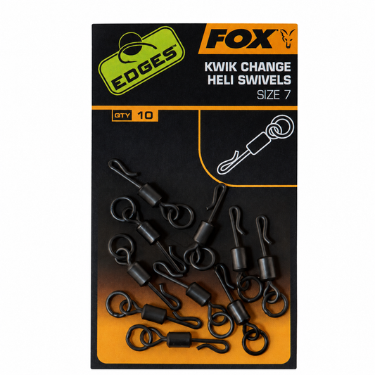 AGRAFA RAPIDA FOX EDGES KWIK CHANGE HELI SWIVELS NR.7 10BUC