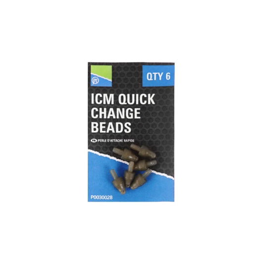 CONECTOR MOMITOR PRESTON QUICK CHANGE BEADS 6BUC/PAC