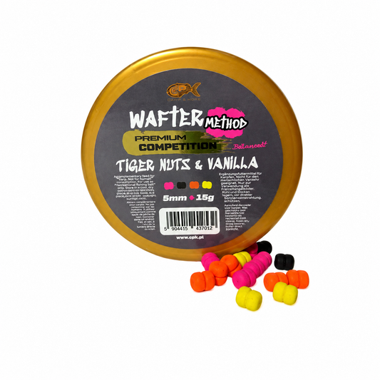 WAFTER COMPETITION MINI METHOD TIGER NUTS & VANILLA 5MM 15G (MULTICOLOR)