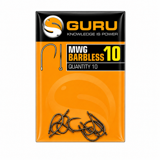 SUPER MWG HOOK SIZE 10 (BARBLESS/EYED)