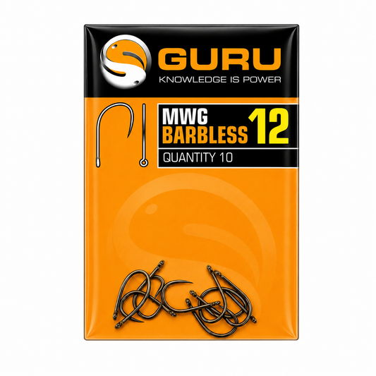 SUPER MWG HOOK SIZE 12 (BARBLESS/EYED)