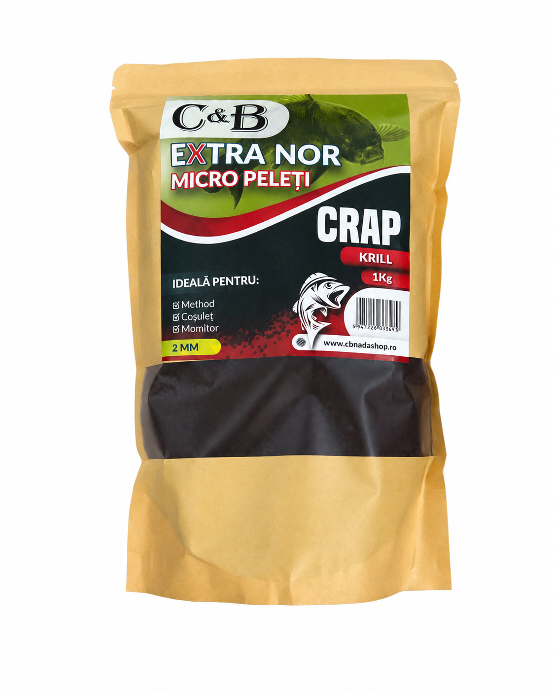 MICROPELETI EXTRA KRILL 2MM 1 KG
