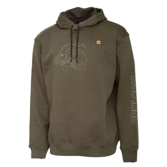 MIRROR CARP HOODIE XXL IVY GREEN