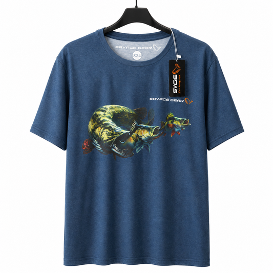 CANNIBAL TEE XXL BLUE