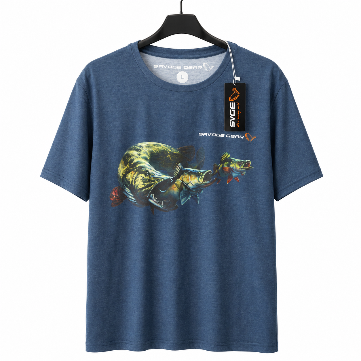 CANNIBAL TEE L BLUE