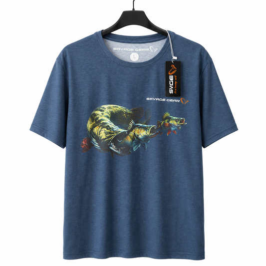 CANNIBAL TEE L BLUE