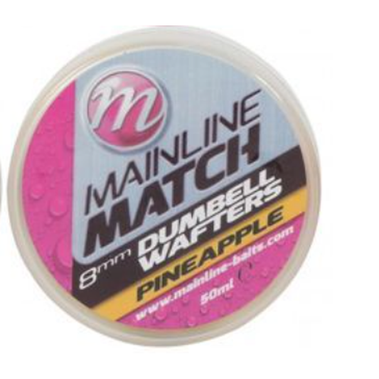 MATCH DUMBELL WAFTERS 8MM - YELLOW - PINEAPPLE