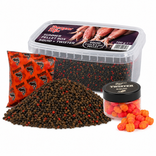 BENZAR MIX SUMMER PELLET BOX SQUID + TWISTER