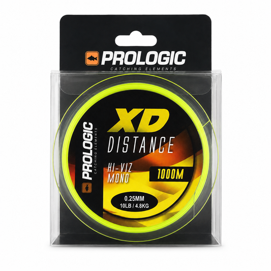 XD DISTANCE MONO 1000M 0.25MM HI-VIZ YEL
