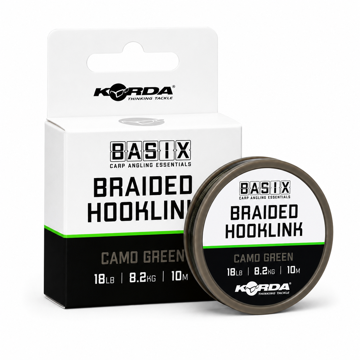 BASIX BRAIDED HOOKLINK 18LB 10M
