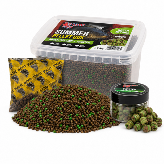 BENZAR MIX SUMMER PELLET GREEN BETAINE + TWISTER