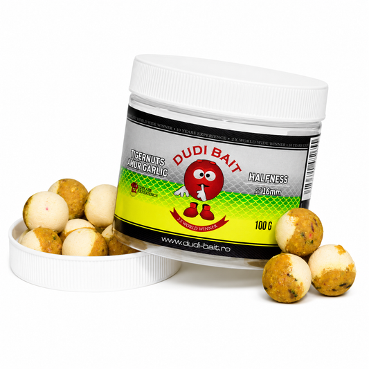 BOILIES CARLIG "TIGERNUTS- AMUR" HALFNESS GARLIC 20 MM
