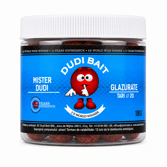 BOILIES CARLIG "MISTER DUDI" GLAZURATE TARI 16 MM