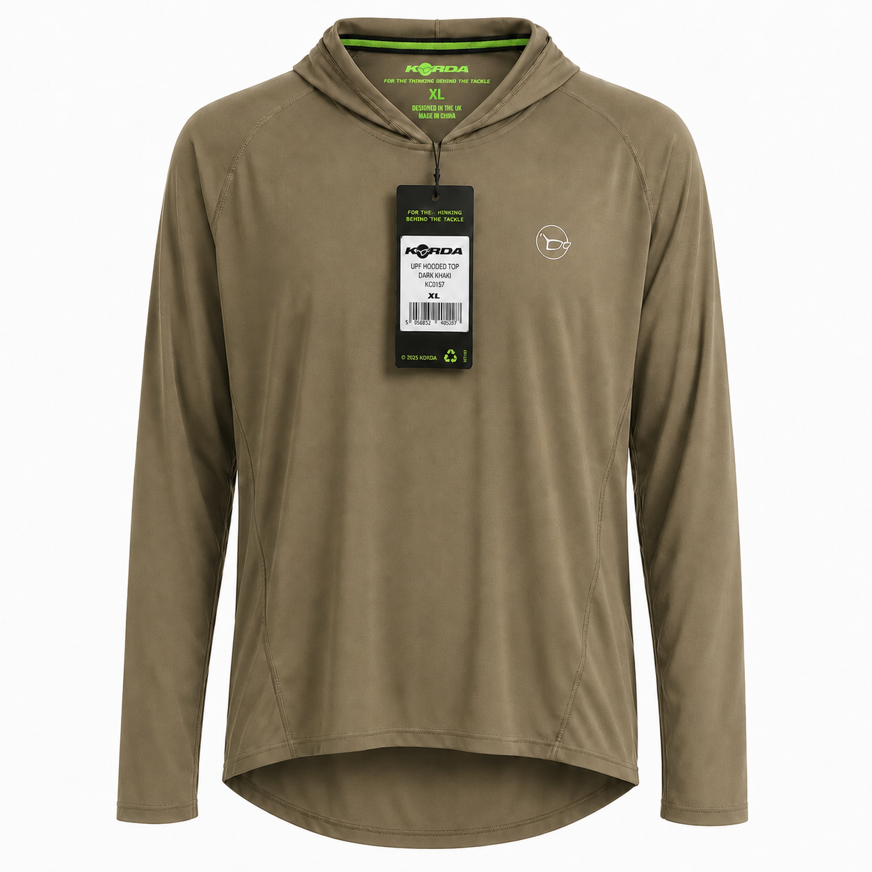 UPF HOODED TOP | DARK KHAKI XL