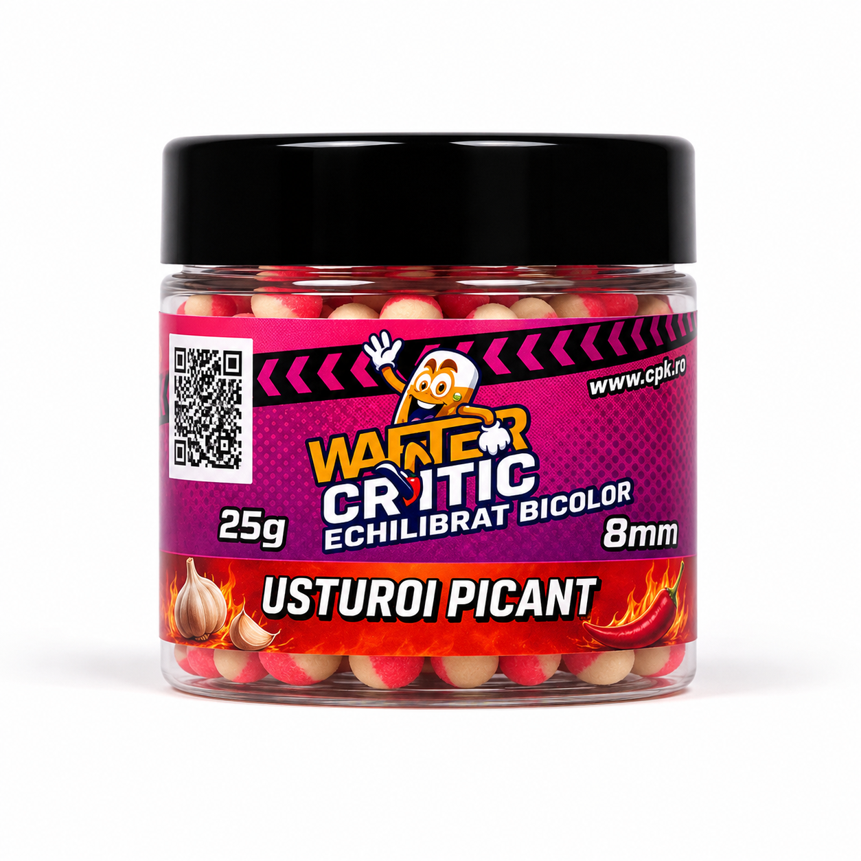CRITIC ECHILIBRAT BICOLOR USTUROI 8MM 25G (MAGENTA-GALBEN)