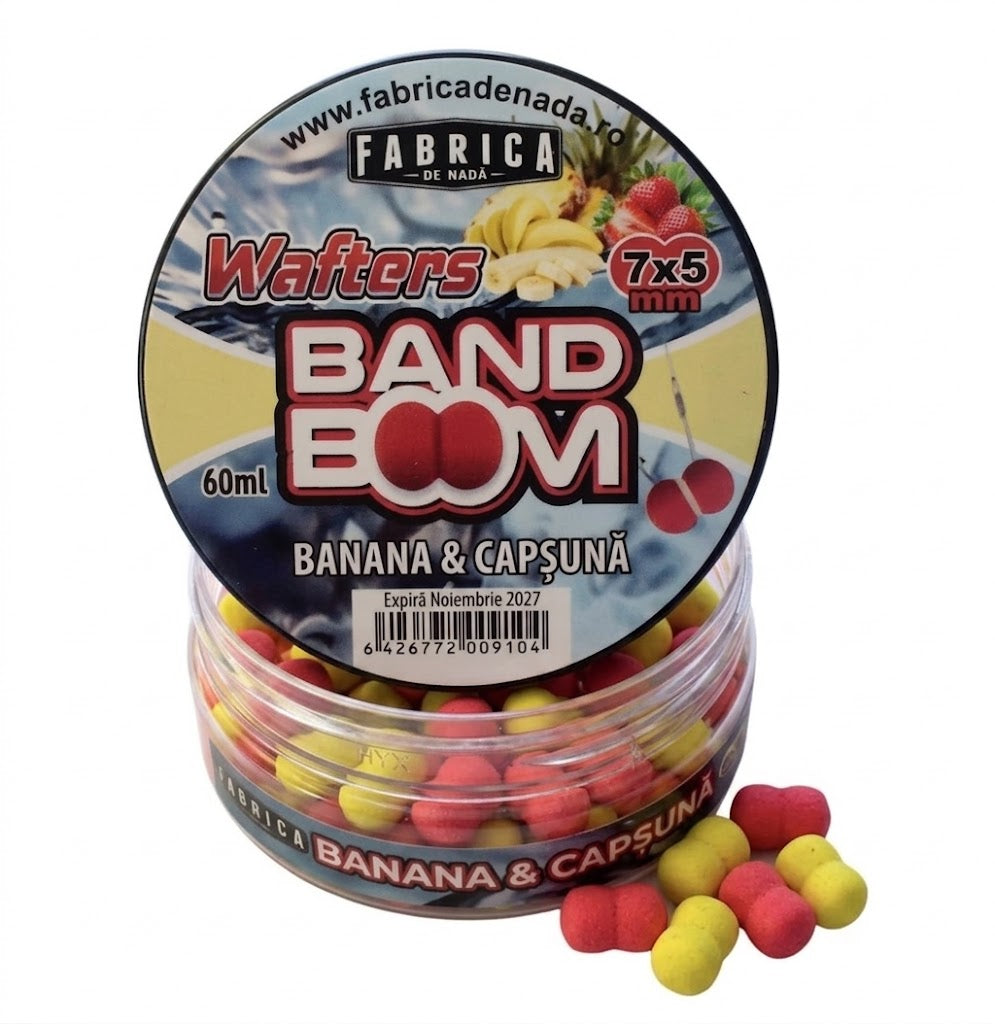 WAFTERS BANDBOOM 7X5 MM BANANA & CAPSUNA