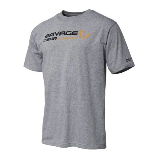 SIGNATURE LOGO T-SHIRT L GREY MELANGE