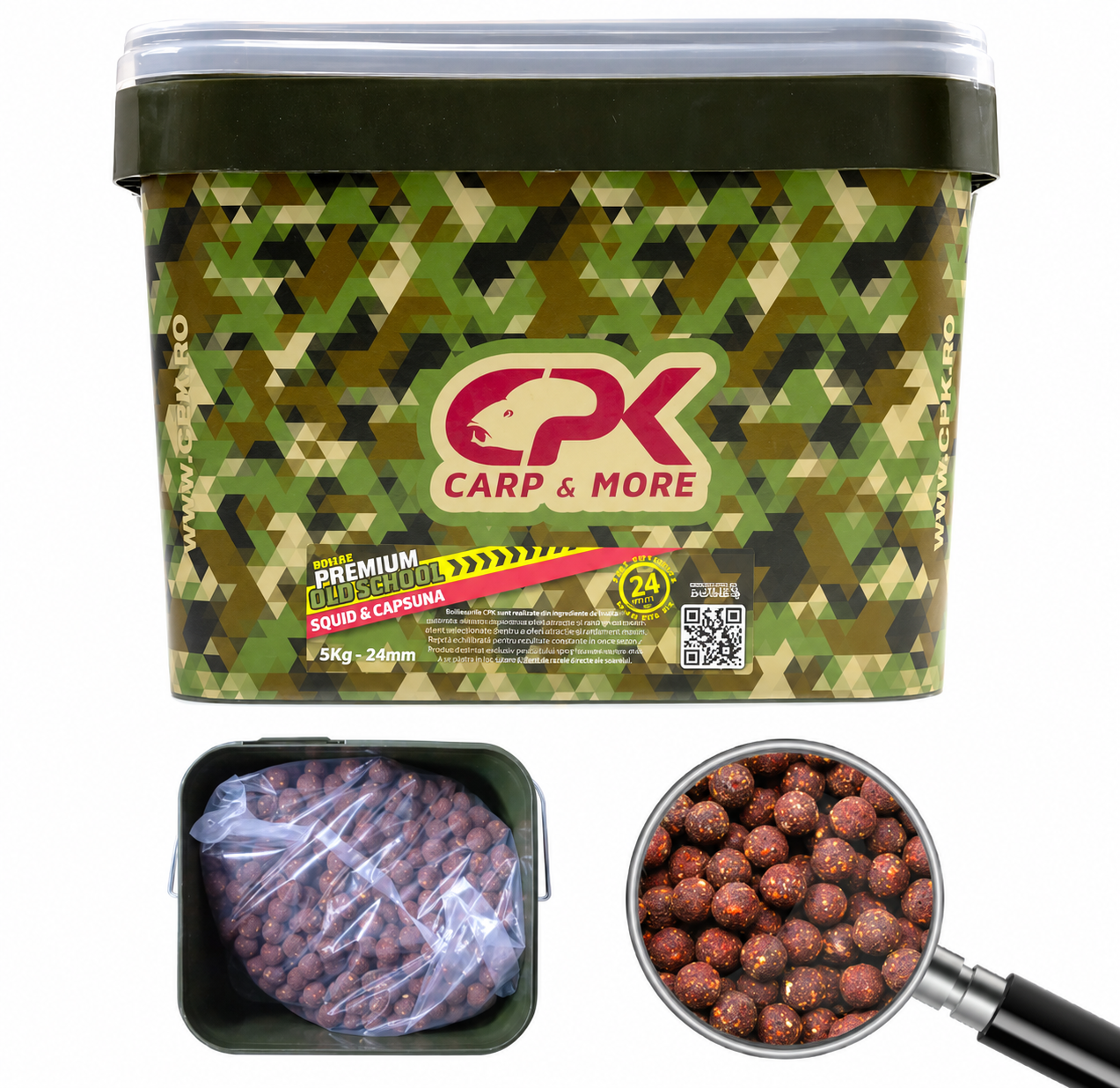 BOILIES OLD SCHOOL SQUID & CAPSUNA 24MM 5KG