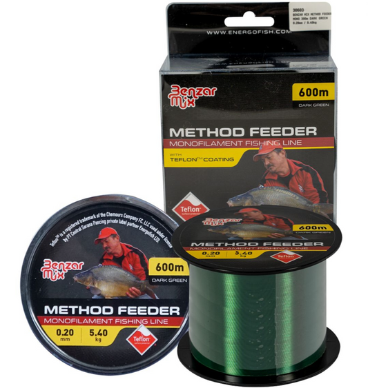 FIR BENZAR METHOD FEEDER MONO DARK GREEN 0.25MM
